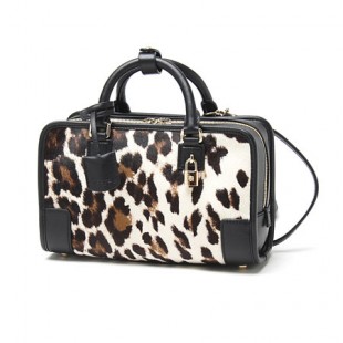 ロエベ/LOEWE/ レザーハンドバッグ（2WAY仕様）/AMAZONA23/アマソナ23 /STONE×BLACK 35299 h71 2636【秋冬】 レディース