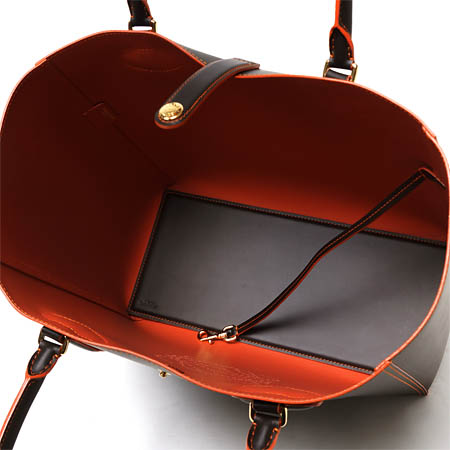 ロエベ/LOEWE/ トートバッグ/ポーチ付き/LEO/レオ SMOOTH CALF /BROWN 36471 j28 3100 レディース - 商品画像 3