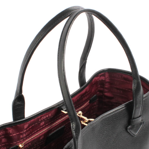 ロエベスーパーコピー LOEWE ヘリテージ トートバッグ ブラック&ゴールド 377.79.751.1100 - 商品画像 8