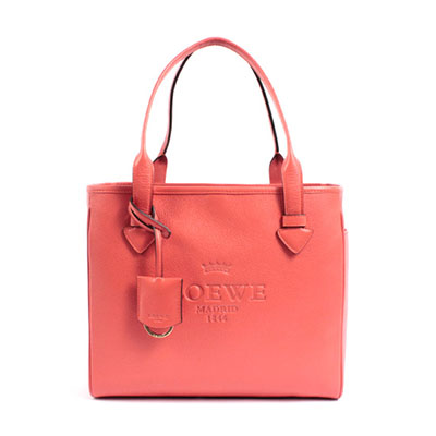 スーパーコピーロエベ LOEWE ヘリテージ トートバッグ コーラルレッド【CORAL】&ゴールド 377.79.751.7130 - 商品画像 7