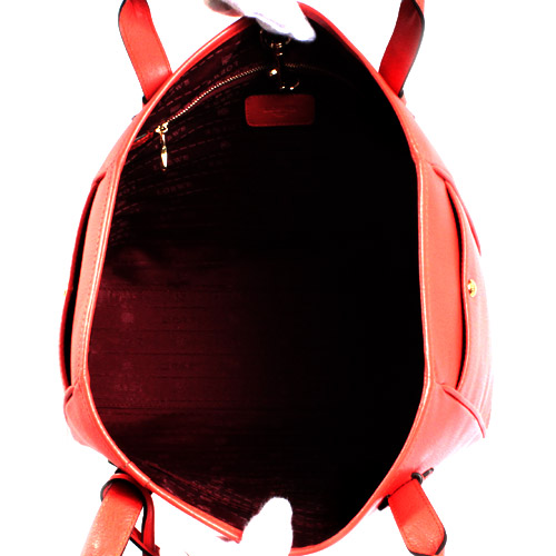 スーパーコピーロエベ LOEWE ヘリテージ トートバッグ コーラルレッド【CORAL】&ゴールド 377.79.751.7130 - 商品画像 4