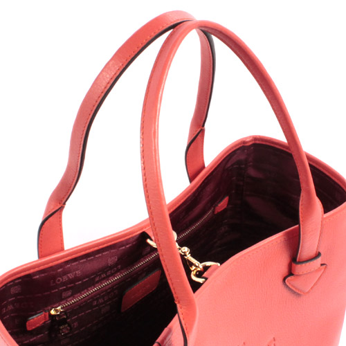 スーパーコピーロエベ LOEWE ヘリテージ トートバッグ コーラルレッド【CORAL】&ゴールド 377.79.751.7130 - 商品画像 8
