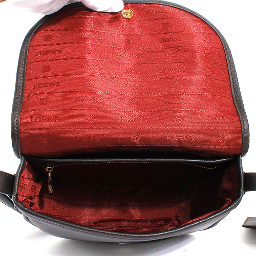 ロエベスーパーコピー LOEWE ヘリテージ ショルダーバッグ ダークブラウン【DARK BROWN】＆ゴールド 377.79.753.3110 - 商品画像 4