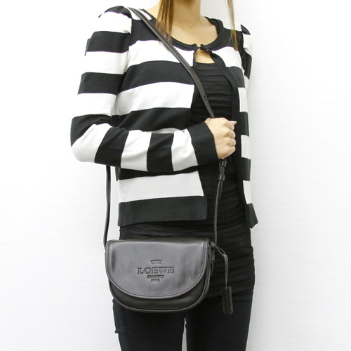 ロエベスーパーコピー LOEWE ヘリテージ ショルダーバッグ ダークブラウン【DARK BROWN】＆ゴールド 377.79.753.3110 - 商品画像 6