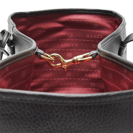 ロエベLOEWEコピー レザートートバッグ HERITAGE LARGE TOTE 377.79.750 1100 ブラック37779 750 1100 レディース - 商品画像 1