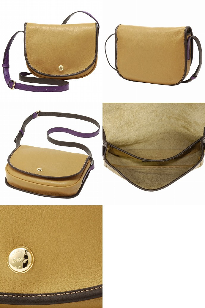 ロエベLOEWEコピー ORO斜め掛けショルダーバッグ 386.73AE61 8139 SMOOOTH CALF/CLASSIC CALF ゴールド/パープル - 商品画像 2