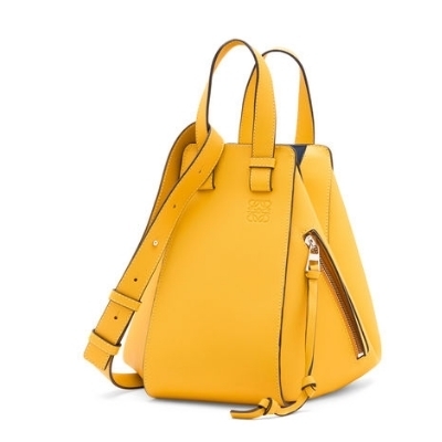 LOEWEスーパーコピー ハンモック スモール バッグ Yellow Mango/Varsity Blue 387.30AS35 8258 - 商品画像 1