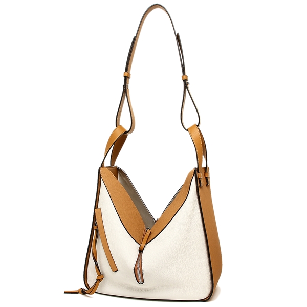 ロエベ バッグ LOEWE 387 12WT38 1947 ハンモック HAMMOCK MEDIUM BAG レディース ショルダーバッグ 無地 SOFT WHITE/AMBER - 商品画像 9