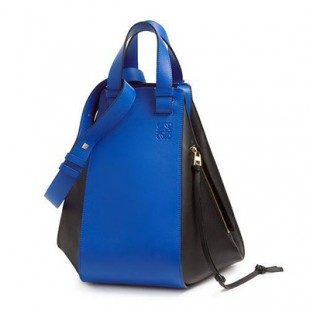 ロエベ LOEWE 理想のバッグ ハンモック エレクトリックブルー&ブラック 387.30EN27
