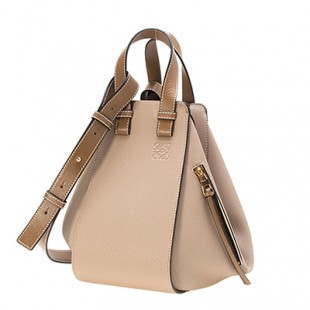 ロエベ LOEWE バッグ レディース 2WAYハンド/ショルダーバッグ サンドベージュ×ミンクブラウン HAMMOCK SMALL [ハンモック スモールバッグ] 38712KBN60 2566