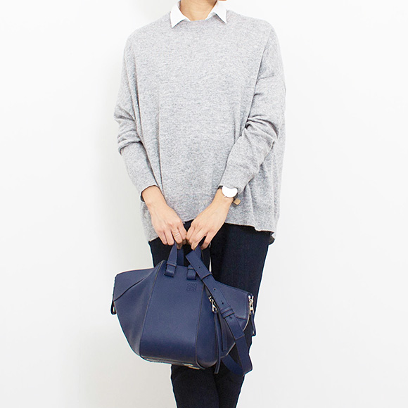 ロエベ LOEWE バッグ レディース 2WAYショルダーバッグ HAMMOCK SMALL BAG [ハンモック スモールバッグ] マリンブルー 38730 S35 5510 - 商品画像 5