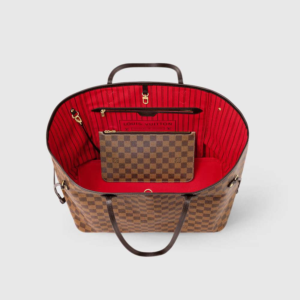 コピールイヴィトン ダミエ ネヴァーフルGMポーチ付 モノグラム/ピヴォワンヌ LOUIS VUITTON トートバッグ N41357 N41360 M41180 - 商品画像 10