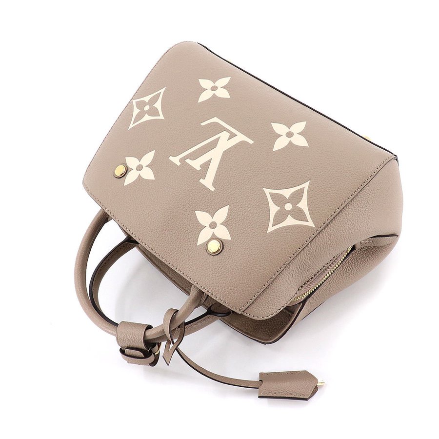 ルイ・ヴィトンスーパーコピー LOUIS VUITTON ハンドバッグ モンテーニュBB モノグラム・アンプラント ブラック ベージュ M45489 - 商品画像 1