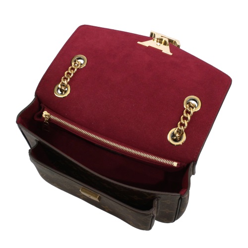 ルイ ヴィトンコピー LOUIS VUITTON モノグラム パッシー チェーン ショルダー バッグ ブラウン ブラック M45592 - 商品画像 10