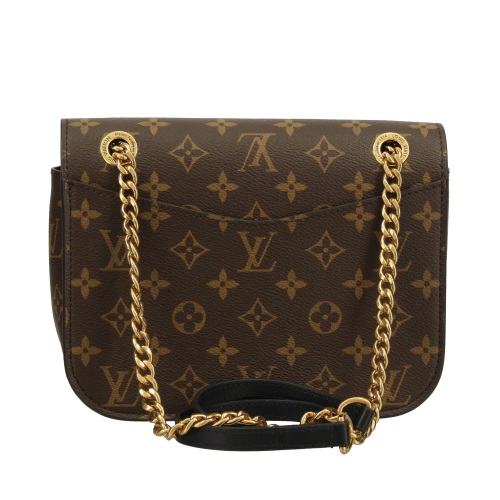 ルイ ヴィトンコピー LOUIS VUITTON モノグラム パッシー チェーン ショルダー バッグ ブラウン ブラック M45592 - 商品画像 6