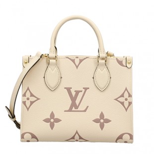 ルイヴィトンスーパーコピー LOUISVUITTON 2WAYバッグ オンザゴーPM アイボリー トート ショルダー ゴールド金具 M45654 レディース - 商品画像 2