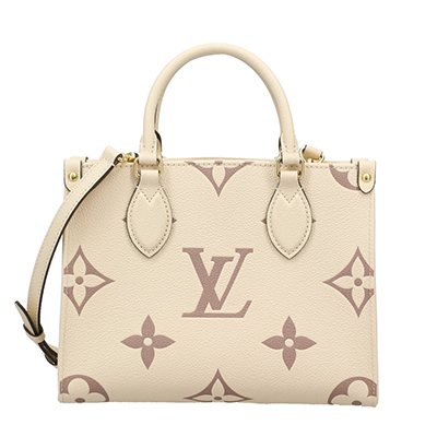 ルイヴィトンスーパーコピー LOUISVUITTON 2WAYバッグ オンザゴーPM アイボリー トート ショルダー ゴールド金具 M45654 レディース - 商品画像 7