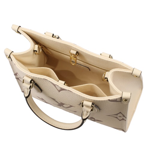 ルイヴィトンスーパーコピー LOUISVUITTON 2WAYバッグ オンザゴーPM アイボリー トート ショルダー ゴールド金具 M45654 レディース - 商品画像 4