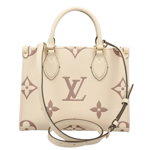ルイヴィトンスーパーコピー LOUISVUITTON 2WAYバッグ オンザゴーPM アイボリー トート ショルダー ゴールド金具 M45654 レディース - 商品画像 9