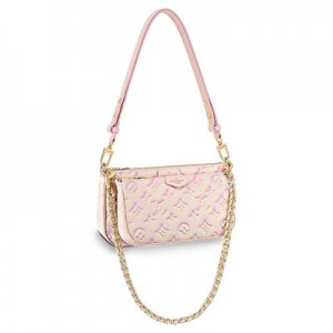 ルイヴィトンコピー Louis Vuitton ショルダーバッグ ミュルティ・ポシェット・アクセソワール ピンク M46093