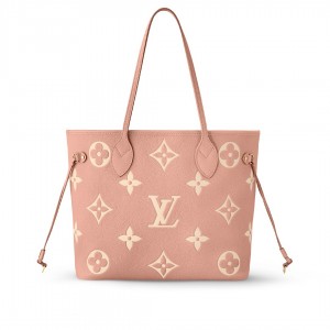 ルイヴィトンバッグコピー レディース LOUIS VUITTON バイカラー モノグラムアンプラント ネヴァーフル MM ブラック+ベージュ M46329 - 商品画像 2