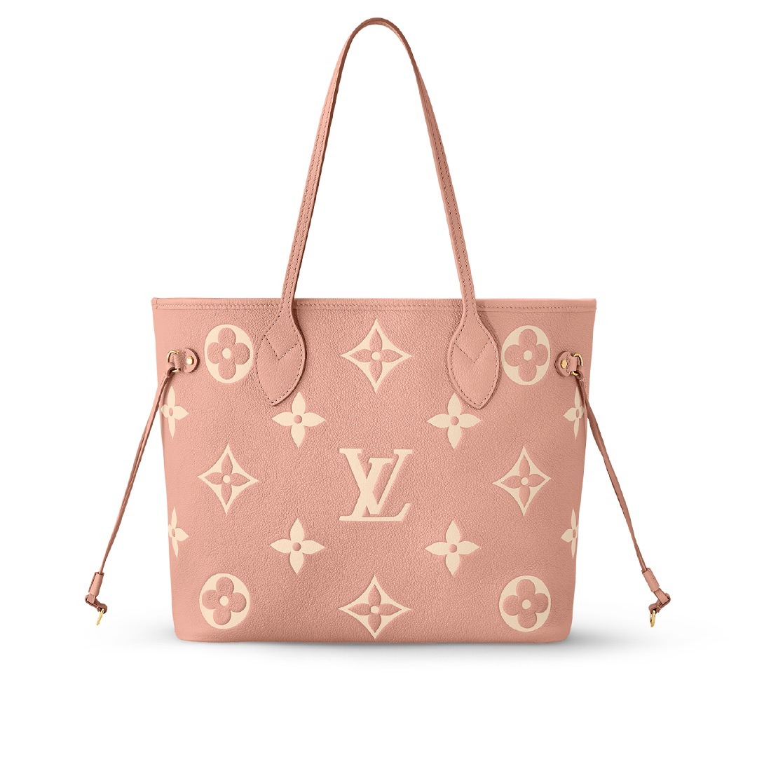 ルイヴィトンバッグコピー レディース LOUIS VUITTON バイカラー モノグラムアンプラント ネヴァーフル MM ブラック+ベージュ M46329 - 商品画像 7