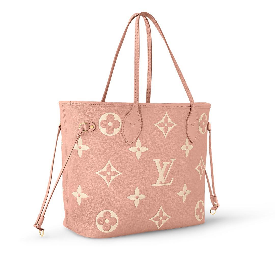 ルイヴィトンバッグコピー レディース LOUIS VUITTON バイカラー モノグラムアンプラント ネヴァーフル MM ブラック+ベージュ M46329 - 商品画像 4