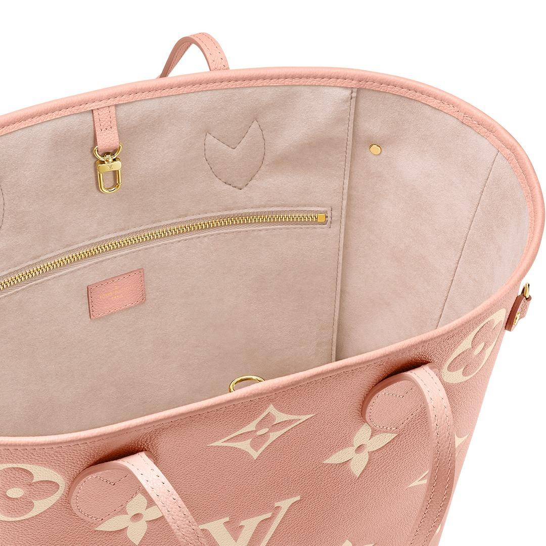 ルイヴィトンバッグコピー レディース LOUIS VUITTON バイカラー モノグラムアンプラント ネヴァーフル MM ブラック+ベージュ M46329 - 商品画像 8