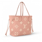 ルイヴィトンバッグコピー レディース LOUIS VUITTON バイカラー モノグラムアンプラント ネヴァーフル MM ブラック+ベージュ M46329 - 商品画像 1