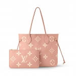 ルイヴィトンバッグコピー レディース LOUIS VUITTON バイカラー モノグラムアンプラント ネヴァーフル MM ブラック+ベージュ M46329 - 商品画像 3
