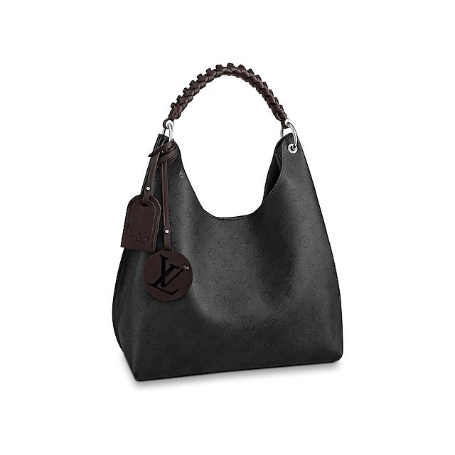 ルイ・ヴィトン LOUIS VUITTON カーメルバッグ モノグラム マヒナレザー ブラック M52950 - 商品画像 5
