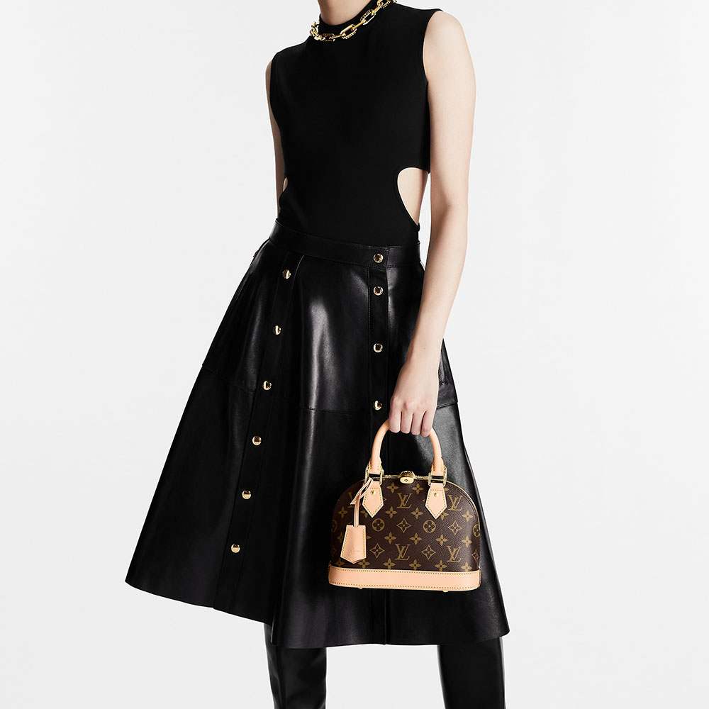 ルイヴィトンスーパーコピーハンドバッグ Louis Vuitton バッグ モノグラム レディース モノグラム ダークブラウン M53152 M53151 - 商品画像 3