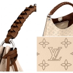 ルイ・ヴィトン LOUIS VUITTON カーメルバッグ モノグラム マヒナレザー クリーム M53188 - 商品画像 6