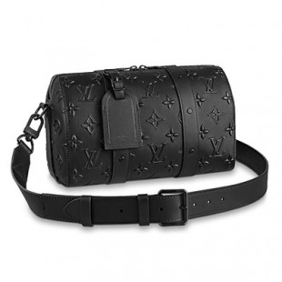 スーパーコピーLOUIS VUITTON モノグラムシティキーポルバッグ 黒 M57955
