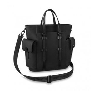 ルイヴィトンコピー Louis Vuitton クリストファー・トート ショルダーバッグ 黒 M58479