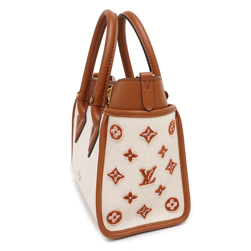 ルイ ヴィトンコピー LOUIS VUITTON キャンバス レザー オンマイサイド PM 2way 斜め掛け ショルダー ハンドバッグ ブラウン M59905 - 商品画像 9