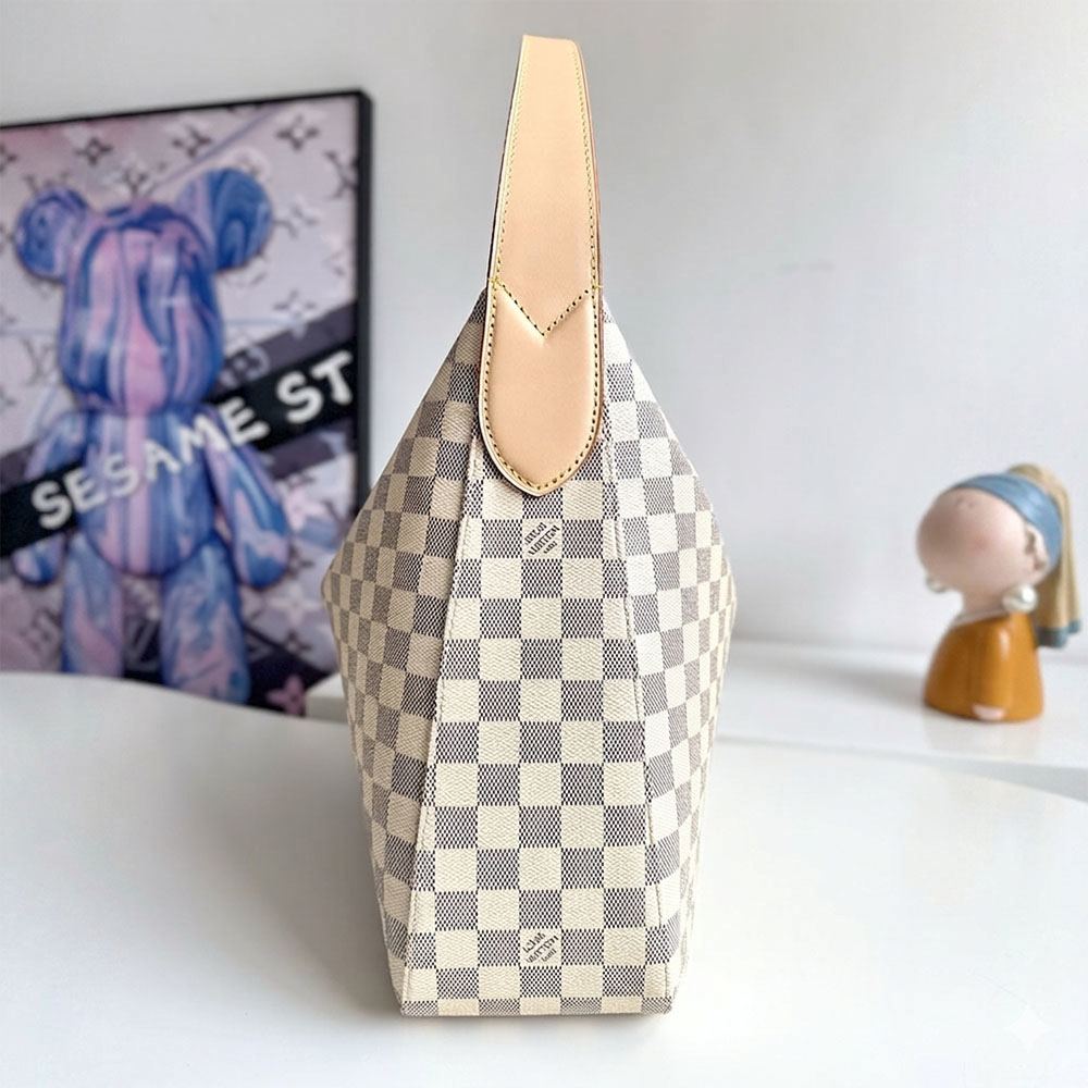 ヴィトン コピー スラウチィ ダミエアズール MM トートバッグ N00126 - 商品画像 4