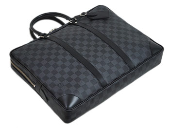 コピーブランドルイヴィトンLOUIS VUITTON ヴィトン ダミエ・グラフィット LV メンズ ブリーフケース ビジネス ポルト ドキュマン・ヴォワヤージュ N41125 - 商品画像 1