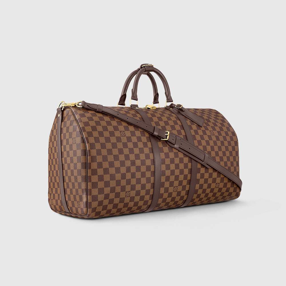 ルイヴィトンスーパーコピー 旅行 バッグ キーポル・バンドリエール 55 ダミエ・エベヌ N41414 - 商品画像 4