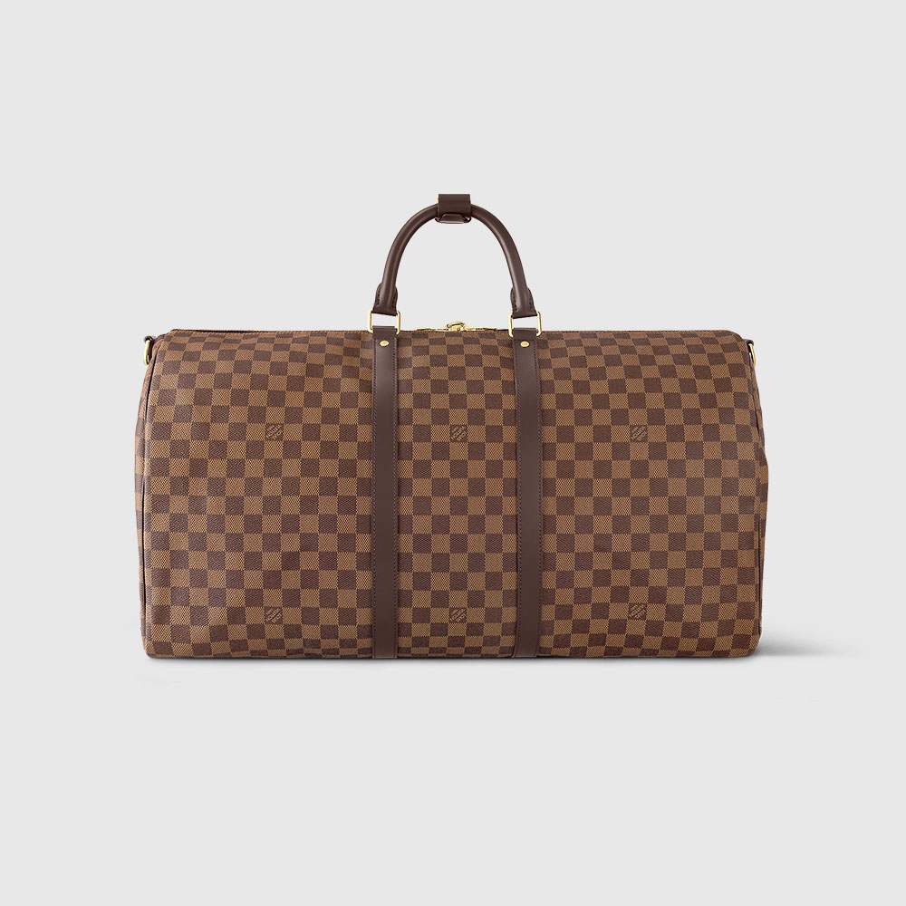 ルイヴィトンスーパーコピー 旅行 バッグ キーポル・バンドリエール 55 ダミエ・エベヌ N41414 - 商品画像 5