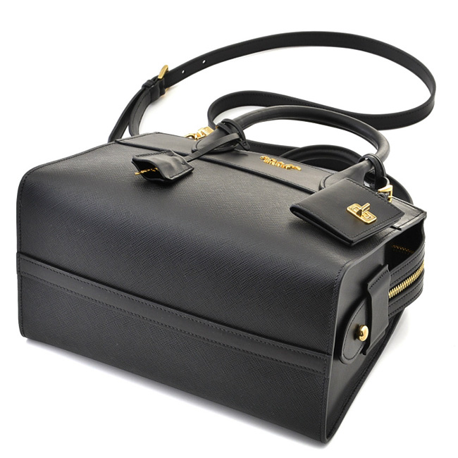 プラダスーパーコピー PRADA 型押しカーフスキン 2WAYハンドバッグ 1BA045 2EVU 002 - 商品画像 7