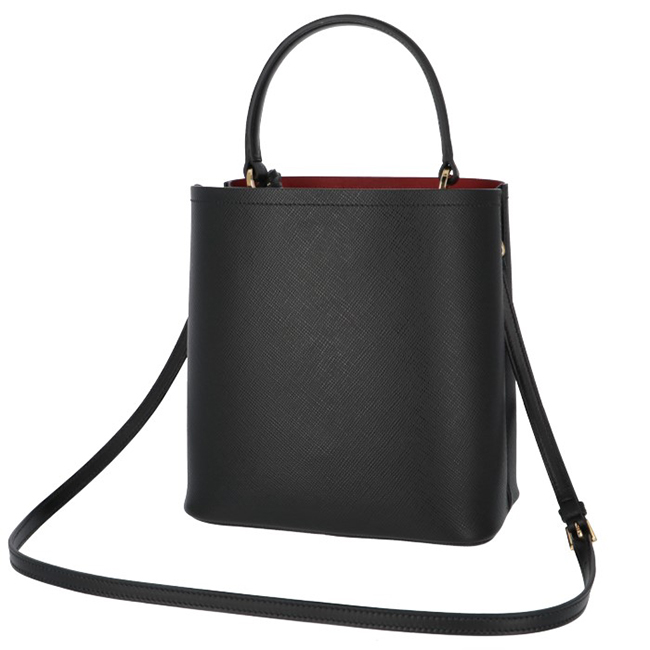 PRADAスーパーコピー ハンドバッグ ショルダー ダブル サフィアーノ レザー 2Wayバッグ ブラック 1BA212OOO 2ERX LJ4 - 商品画像 9