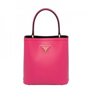 プラダスーパーコピー PRADA サフィアーノレザー スモールパニエバッグ マゼンタ 1BA217_0001 - 商品画像 2