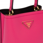 プラダスーパーコピー PRADA サフィアーノレザー スモールパニエバッグ マゼンタ 1BA217_0001 - 商品画像 5