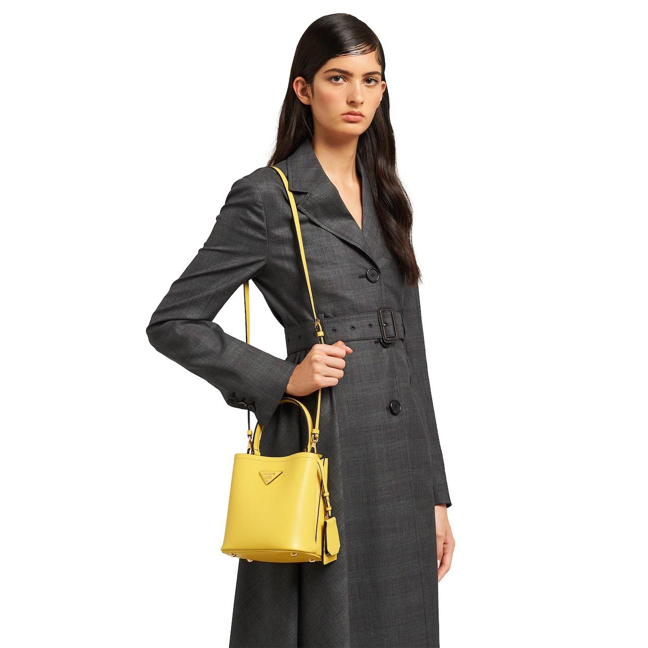 プラダスーパーコピー PRADA パニエ スモール サフィアーノレザーバッグ イエロー 1BA217_2ERX_F0QYO - 商品画像 7