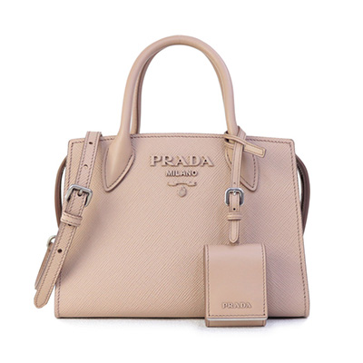 プラダスーパーコピー PRADA バッグ モノクローム ショルダー付き 2WAY ハンドバッグ ピンクベージュ 1BA269 2ERX F0ORK - 商品画像 8