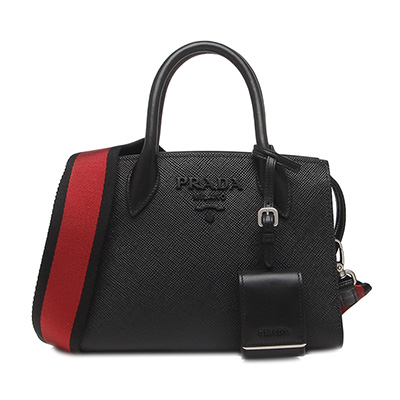 スーパーコピープラダ バッグ ハンドバッグショルダーバッグ サフィアーノモノクロームバッグ ブラック レディース PRADA 1BA269 2ERX NOO F0632 - 商品画像 5