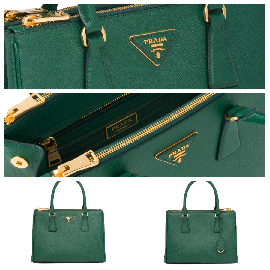 スーパーコピープラダ PRADA SAFFIANO LUX ガレリア ハンドバッグ サフィアーノレザー グリーン 2WAY 1BA896/1BA863/1BA274_NZV_F01BK_V_OOO - 商品画像 2