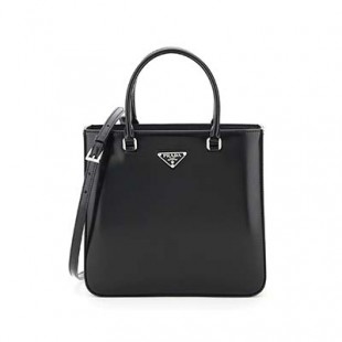 プラダスーパーコピー PRADA ロゴディテールのブラッシュドレザートートバッグ 1BA330 V OOO ZO6