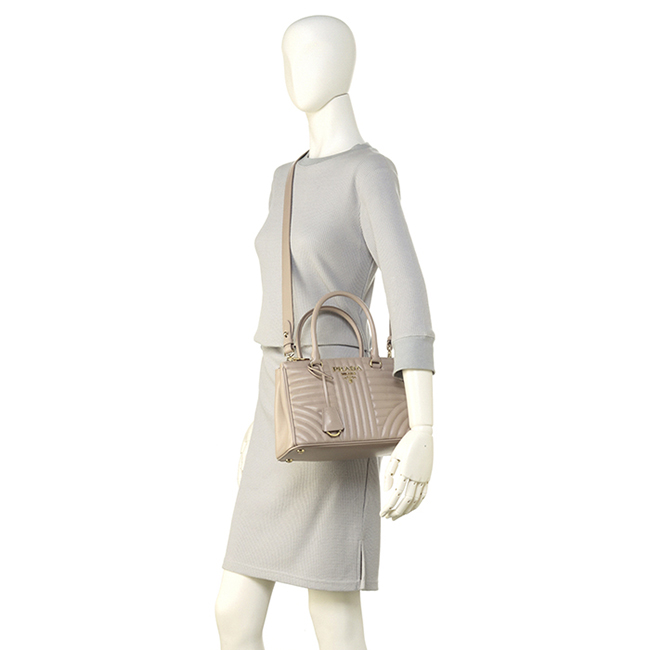 プラダコピー PRADA バッグ ショルダー ダイアグラム DIAGRAMME ガレリアトート 2WAYハンドバッグ ベージュ系 1BA896MOI 2D91 ORK - 商品画像 6